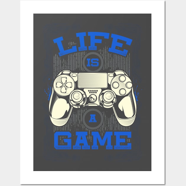 Life is a Game Wall Art by XXII Designs